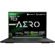GIGABYTE Laptop Aero X16 2WHA3DEC65AP / AMD Ryzen AI 9 HX 370, 16", 2560 x 1600, 32 GB RAM, 1 TB SSD, Windows 11 Pro, crna (obnovljen)